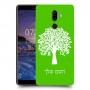 עץ כיסוי מגן קשיח בעיצוב אישי עם השם שלך ל Nokia 7 plus יחידה אחת סקרין מובייל