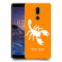 עקרב כיסוי מגן קשיח בעיצוב אישי עם השם שלך ל Nokia 7 plus יחידה אחת סקרין מובייל