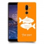 דגים כיסוי מגן קשיח בעיצוב אישי עם השם שלך ל Nokia 7 plus יחידה אחת סקרין מובייל