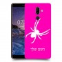 עכביש כיסוי מגן קשיח בעיצוב אישי עם השם שלך ל Nokia 7 plus יחידה אחת סקרין מובייל