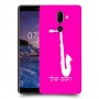 סקספון כיסוי מגן קשיח בעיצוב אישי עם השם שלך ל Nokia 7 plus יחידה אחת סקרין מובייל
