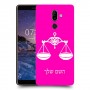 מאזניים כיסוי מגן קשיח בעיצוב אישי עם השם שלך ל Nokia 7 plus יחידה אחת סקרין מובייל