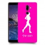 ג'וגלין - אישה כיסוי מגן קשיח בעיצוב אישי עם השם שלך ל Nokia 7 plus יחידה אחת סקרין מובייל