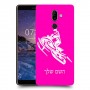 אופנוע שלג כיסוי מגן קשיח בעיצוב אישי עם השם שלך ל Nokia 7 plus יחידה אחת סקרין מובייל