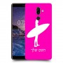 גלישה כיסוי מגן קשיח בעיצוב אישי עם השם שלך ל Nokia 7 plus יחידה אחת סקרין מובייל