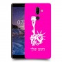פסל החירות כיסוי מגן קשיח בעיצוב אישי עם השם שלך ל Nokia 7 plus יחידה אחת סקרין מובייל