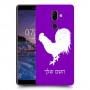 תרנגול כיסוי מגן קשיח בעיצוב אישי עם השם שלך ל Nokia 7 plus יחידה אחת סקרין מובייל