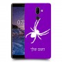 עכביש כיסוי מגן קשיח בעיצוב אישי עם השם שלך ל Nokia 7 plus יחידה אחת סקרין מובייל