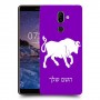 שור כיסוי מגן קשיח בעיצוב אישי עם השם שלך ל Nokia 7 plus יחידה אחת סקרין מובייל