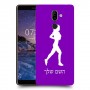 ג'וגלין - אישה כיסוי מגן קשיח בעיצוב אישי עם השם שלך ל Nokia 7 plus יחידה אחת סקרין מובייל