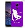 סקִי כיסוי מגן קשיח בעיצוב אישי עם השם שלך ל Nokia 7 plus יחידה אחת סקרין מובייל