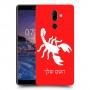 עקרב כיסוי מגן קשיח בעיצוב אישי עם השם שלך ל Nokia 7 plus יחידה אחת סקרין מובייל