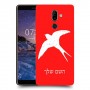ציפור לבלוע כיסוי מגן קשיח בעיצוב אישי עם השם שלך ל Nokia 7 plus יחידה אחת סקרין מובייל