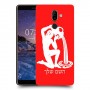 דלי כיסוי מגן קשיח בעיצוב אישי עם השם שלך ל Nokia 7 plus יחידה אחת סקרין מובייל
