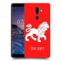 אריה כיסוי מגן קשיח בעיצוב אישי עם השם שלך ל Nokia 7 plus יחידה אחת סקרין מובייל