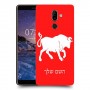 שור כיסוי מגן קשיח בעיצוב אישי עם השם שלך ל Nokia 7 plus יחידה אחת סקרין מובייל