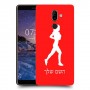 ג'וגלין - אישה כיסוי מגן קשיח בעיצוב אישי עם השם שלך ל Nokia 7 plus יחידה אחת סקרין מובייל