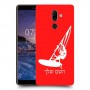 גלישת מפרש כיסוי מגן קשיח בעיצוב אישי עם השם שלך ל Nokia 7 plus יחידה אחת סקרין מובייל
