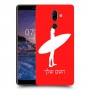 גלישה כיסוי מגן קשיח בעיצוב אישי עם השם שלך ל Nokia 7 plus יחידה אחת סקרין מובייל
