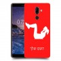אימון ספורט - אישה כיסוי מגן קשיח בעיצוב אישי עם השם שלך ל Nokia 7 plus יחידה אחת סקרין מובייל