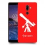 טלסקופ כיסוי מגן קשיח בעיצוב אישי עם השם שלך ל Nokia 7 plus יחידה אחת סקרין מובייל
