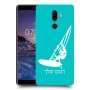 גלישת מפרש כיסוי מגן קשיח בעיצוב אישי עם השם שלך ל Nokia 7 plus יחידה אחת סקרין מובייל
