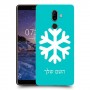 שלג כיסוי מגן קשיח בעיצוב אישי עם השם שלך ל Nokia 7 plus יחידה אחת סקרין מובייל
