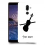 כינור כיסוי מגן קשיח בעיצוב אישי עם השם שלך ל Nokia 7 plus יחידה אחת סקרין מובייל