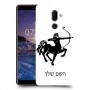 קשת כיסוי מגן קשיח בעיצוב אישי עם השם שלך ל Nokia 7 plus יחידה אחת סקרין מובייל