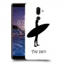 גלישה כיסוי מגן קשיח בעיצוב אישי עם השם שלך ל Nokia 7 plus יחידה אחת סקרין מובייל