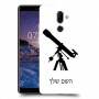 טלסקופ כיסוי מגן קשיח בעיצוב אישי עם השם שלך ל Nokia 7 plus יחידה אחת סקרין מובייל