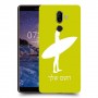 גלישה כיסוי מגן קשיח בעיצוב אישי עם השם שלך ל Nokia 7 plus יחידה אחת סקרין מובייל