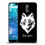 זאב כיסוי מגן קשיח בעיצוב אישי עם השם שלך ל Nokia 7.1 יחידה אחת סקרין מובייל