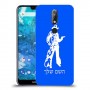 מערב פרוע - קאובוי כיסוי מגן קשיח בעיצוב אישי עם השם שלך ל Nokia 7.1 יחידה אחת סקרין מובייל