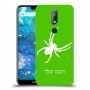 עכביש כיסוי מגן קשיח בעיצוב אישי עם השם שלך ל Nokia 7.1 יחידה אחת סקרין מובייל