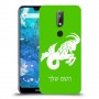 גדי כיסוי מגן קשיח בעיצוב אישי עם השם שלך ל Nokia 7.1 יחידה אחת סקרין מובייל