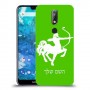 קשת כיסוי מגן קשיח בעיצוב אישי עם השם שלך ל Nokia 7.1 יחידה אחת סקרין מובייל