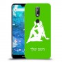 בתולה כיסוי מגן קשיח בעיצוב אישי עם השם שלך ל Nokia 7.1 יחידה אחת סקרין מובייל