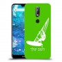 גלישת מפרש כיסוי מגן קשיח בעיצוב אישי עם השם שלך ל Nokia 7.1 יחידה אחת סקרין מובייל