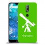 טלסקופ כיסוי מגן קשיח בעיצוב אישי עם השם שלך ל Nokia 7.1 יחידה אחת סקרין מובייל