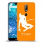 סקִי כיסוי מגן קשיח בעיצוב אישי עם השם שלך ל Nokia 7.1 יחידה אחת סקרין מובייל