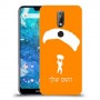 צניחה חופשית כיסוי מגן קשיח בעיצוב אישי עם השם שלך ל Nokia 7.1 יחידה אחת סקרין מובייל