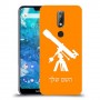 טלסקופ כיסוי מגן קשיח בעיצוב אישי עם השם שלך ל Nokia 7.1 יחידה אחת סקרין מובייל
