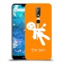 וודו כיסוי מגן קשיח בעיצוב אישי עם השם שלך ל Nokia 7.1 יחידה אחת סקרין מובייל