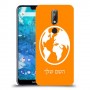 עולם כיסוי מגן קשיח בעיצוב אישי עם השם שלך ל Nokia 7.1 יחידה אחת סקרין מובייל