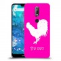 תרנגול כיסוי מגן קשיח בעיצוב אישי עם השם שלך ל Nokia 7.1 יחידה אחת סקרין מובייל