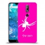 עכביש כיסוי מגן קשיח בעיצוב אישי עם השם שלך ל Nokia 7.1 יחידה אחת סקרין מובייל