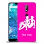 תאומים כיסוי מגן קשיח בעיצוב אישי עם השם שלך ל Nokia 7.1 יחידה אחת סקרין מובייל