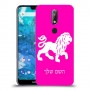 אריה כיסוי מגן קשיח בעיצוב אישי עם השם שלך ל Nokia 7.1 יחידה אחת סקרין מובייל