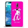 ילד סקייטבורד כיסוי מגן קשיח בעיצוב אישי עם השם שלך ל Nokia 7.1 יחידה אחת סקרין מובייל